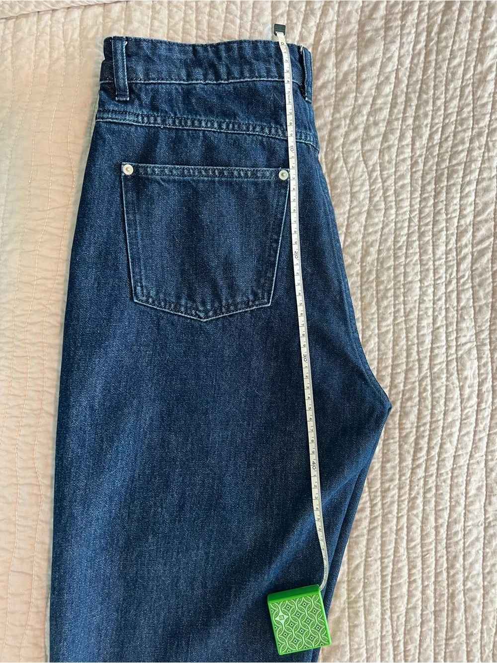 & Other Stories Paris Atelier Dark Wash Wide Leg Jeans High Rise - Picture 6 of 6